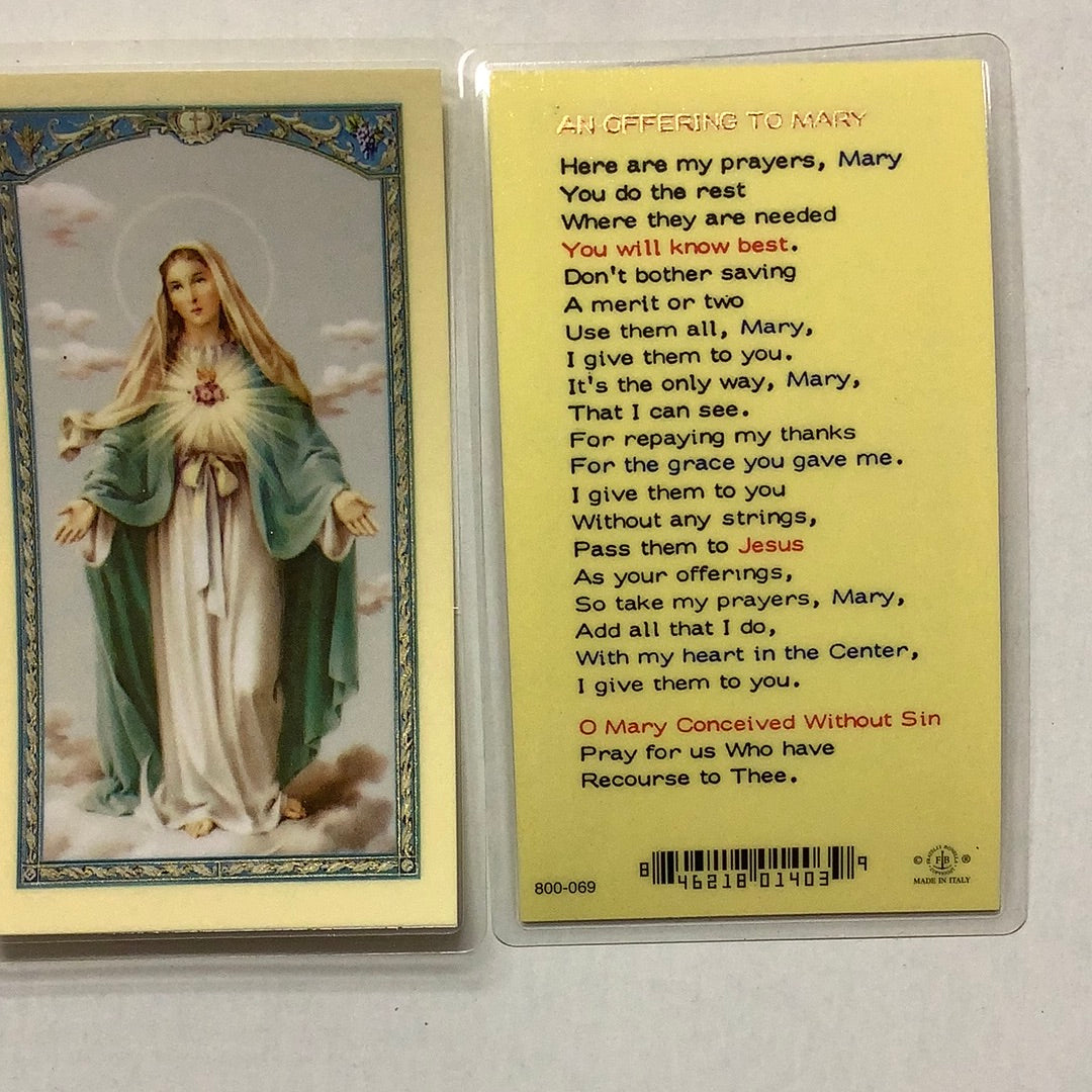 BM-laminated-Offering to Mary-800-069