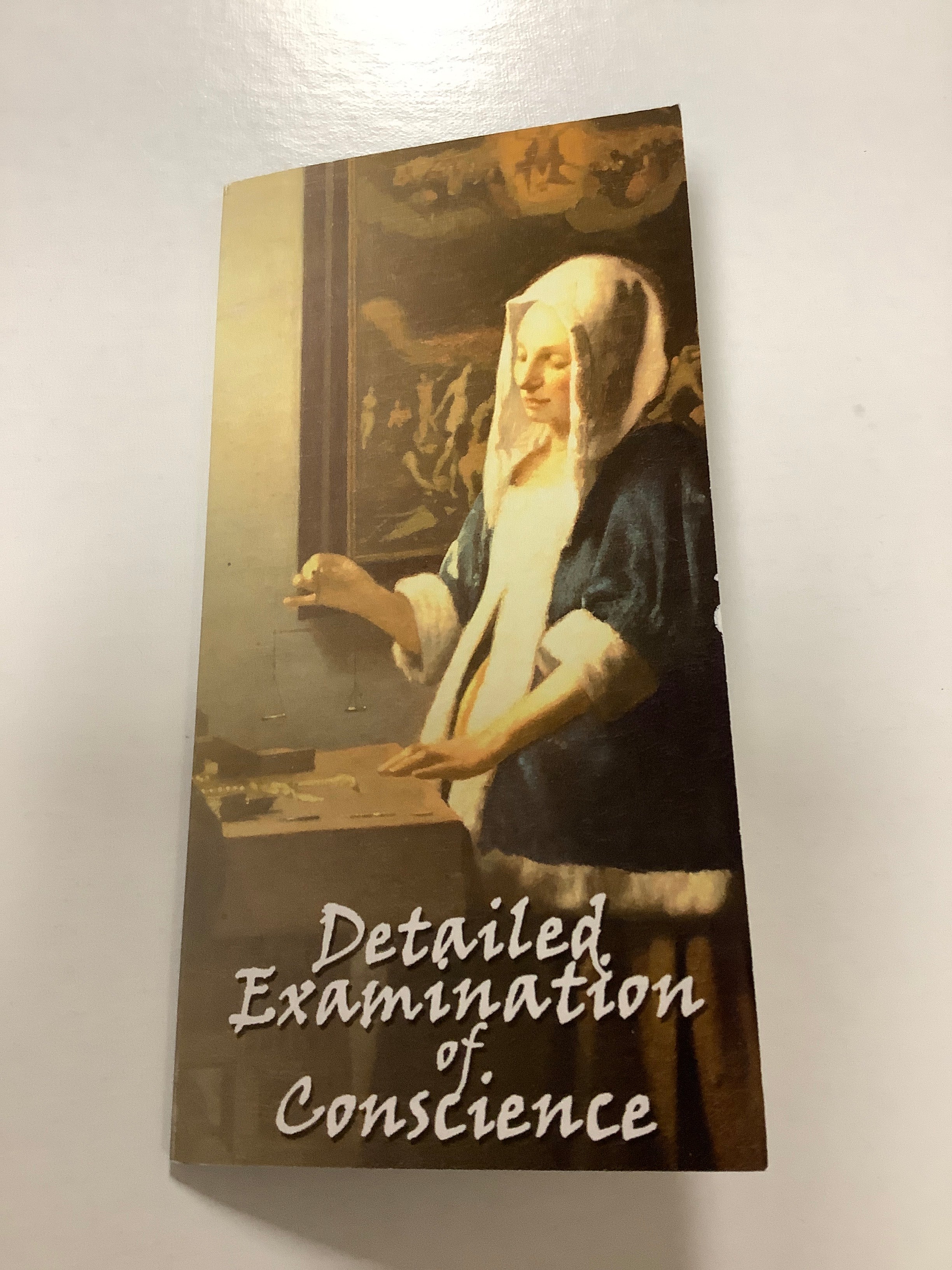 Prayer Card/Detailed Examinatio-3x6 Folded