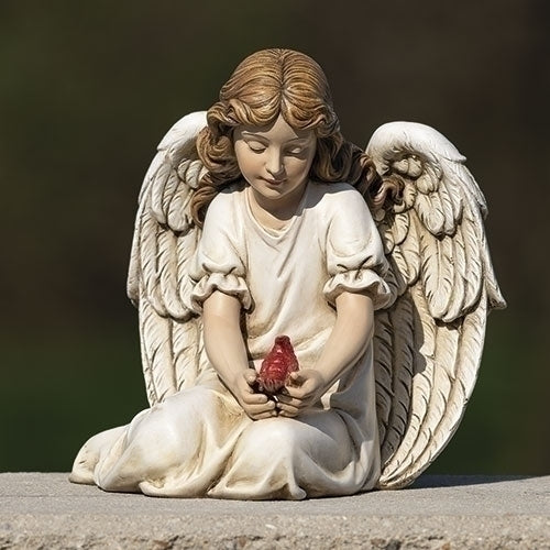 Statue-Angel-Cardinal-Kneeling-9"