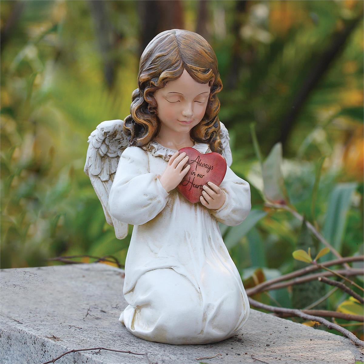 Statue/11.75"/Angel/Heart