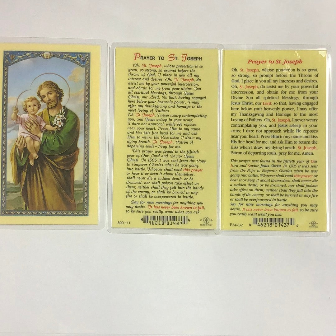 BM-laminated-St Joseph 50th Year-E24-632/800-111