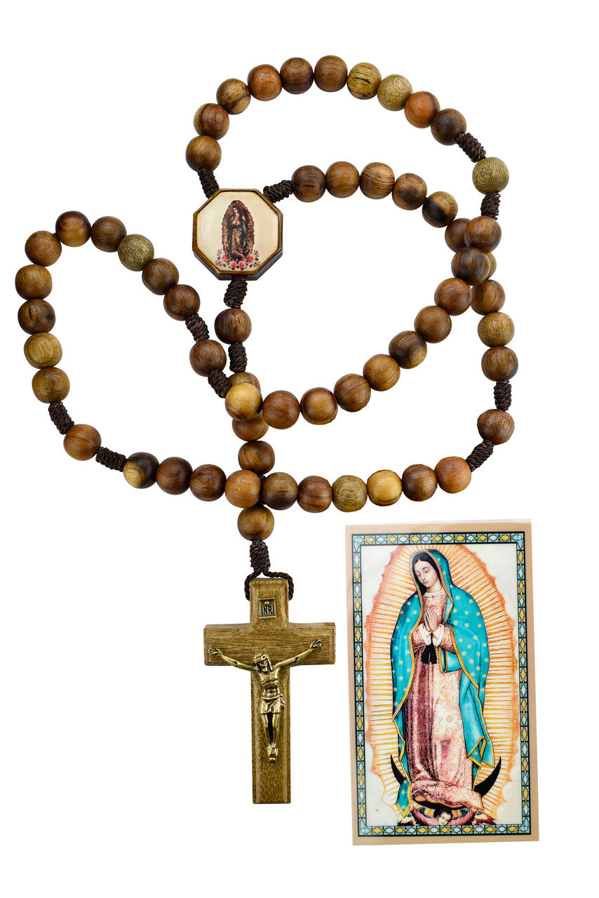 Rosary/Wood/10mm/Guadalupe