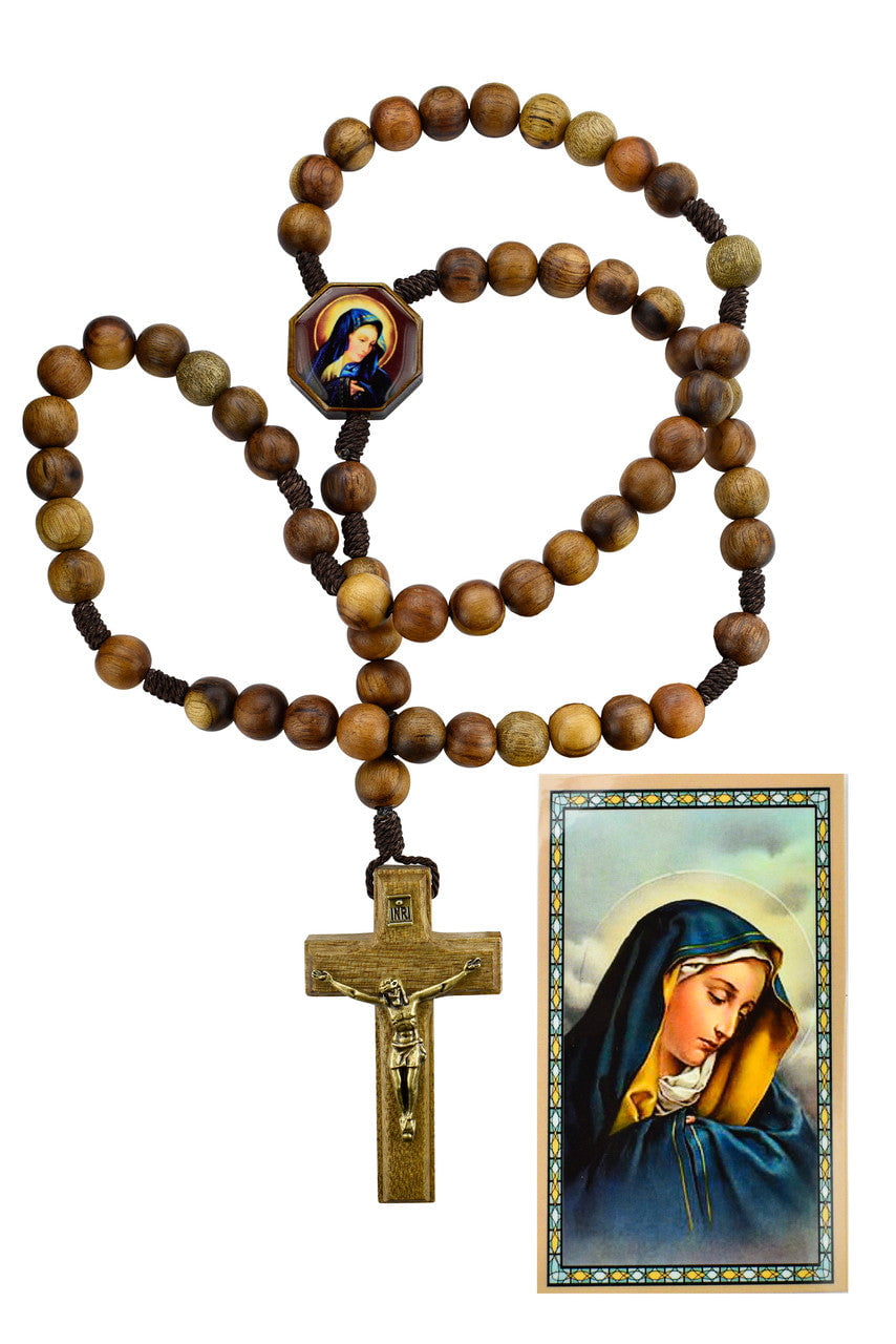 Rosary/Wood/10mm/OL Sorrows