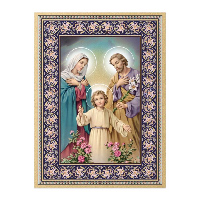 Plaque-Holy Family-6x8"