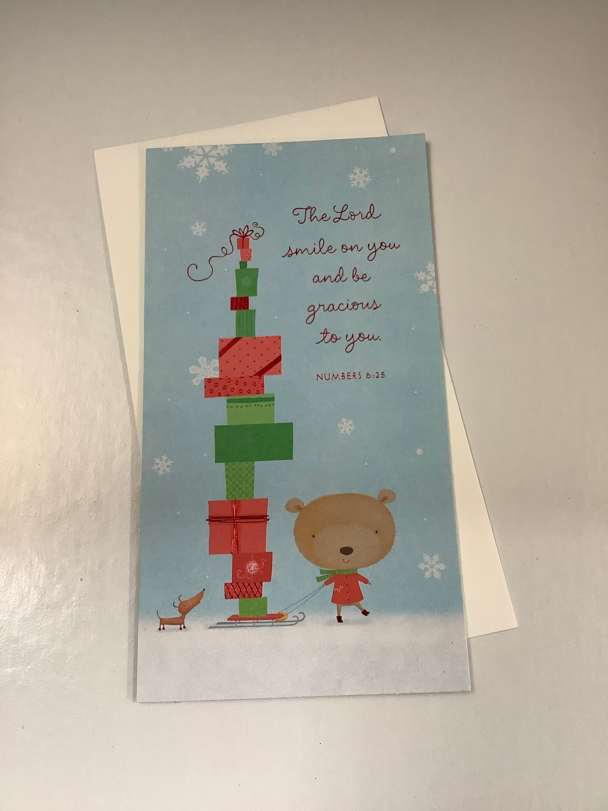 Card-Money-Christmas-Critter Dog Sled-6240682