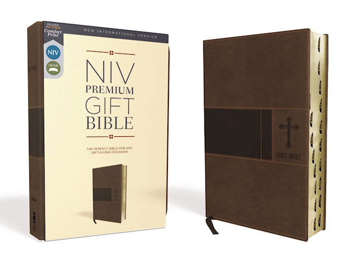 Bible-NIV-Premium-Comfort Print-Brown