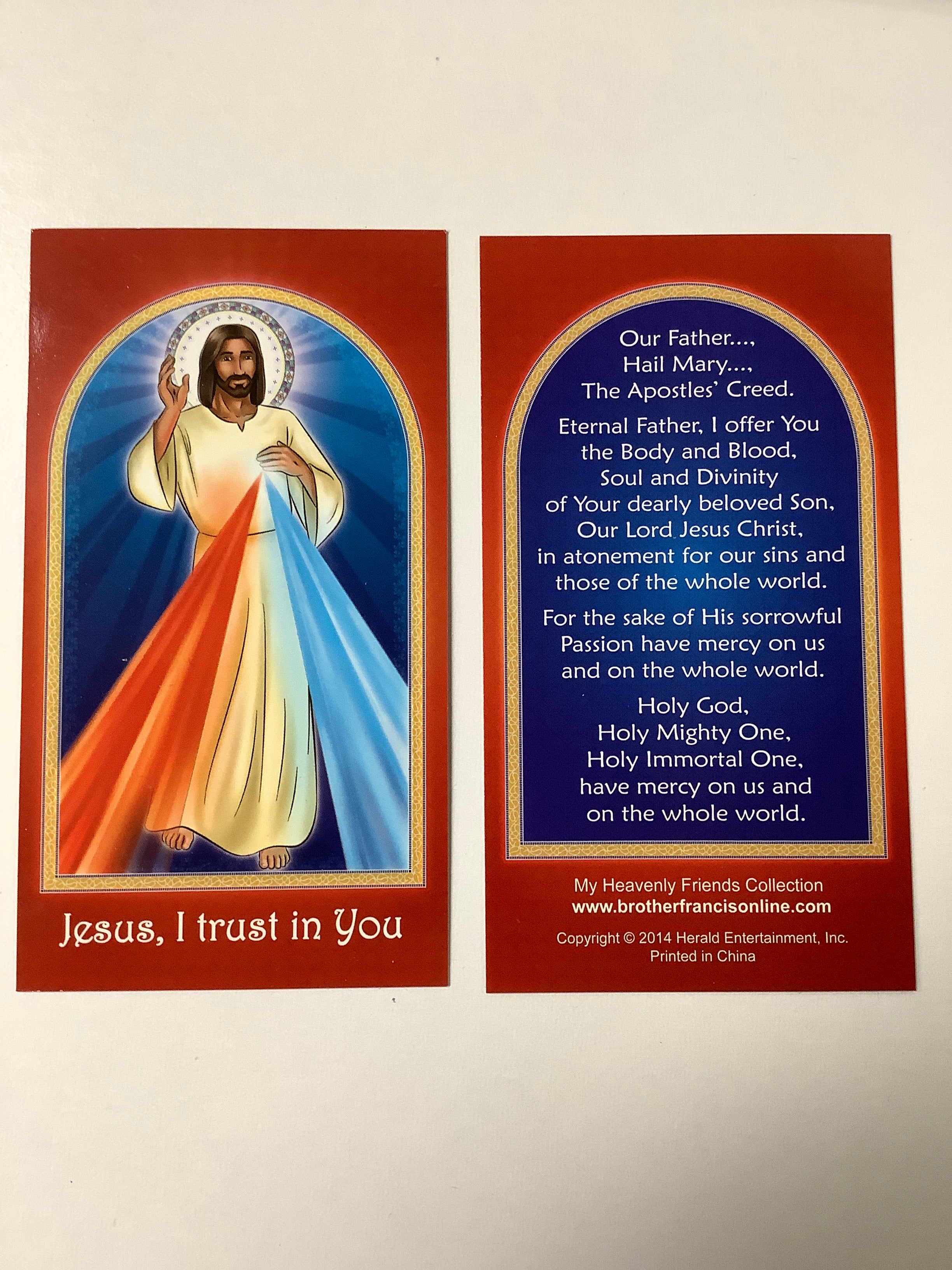 Prayer Card/My Heavenly Friend