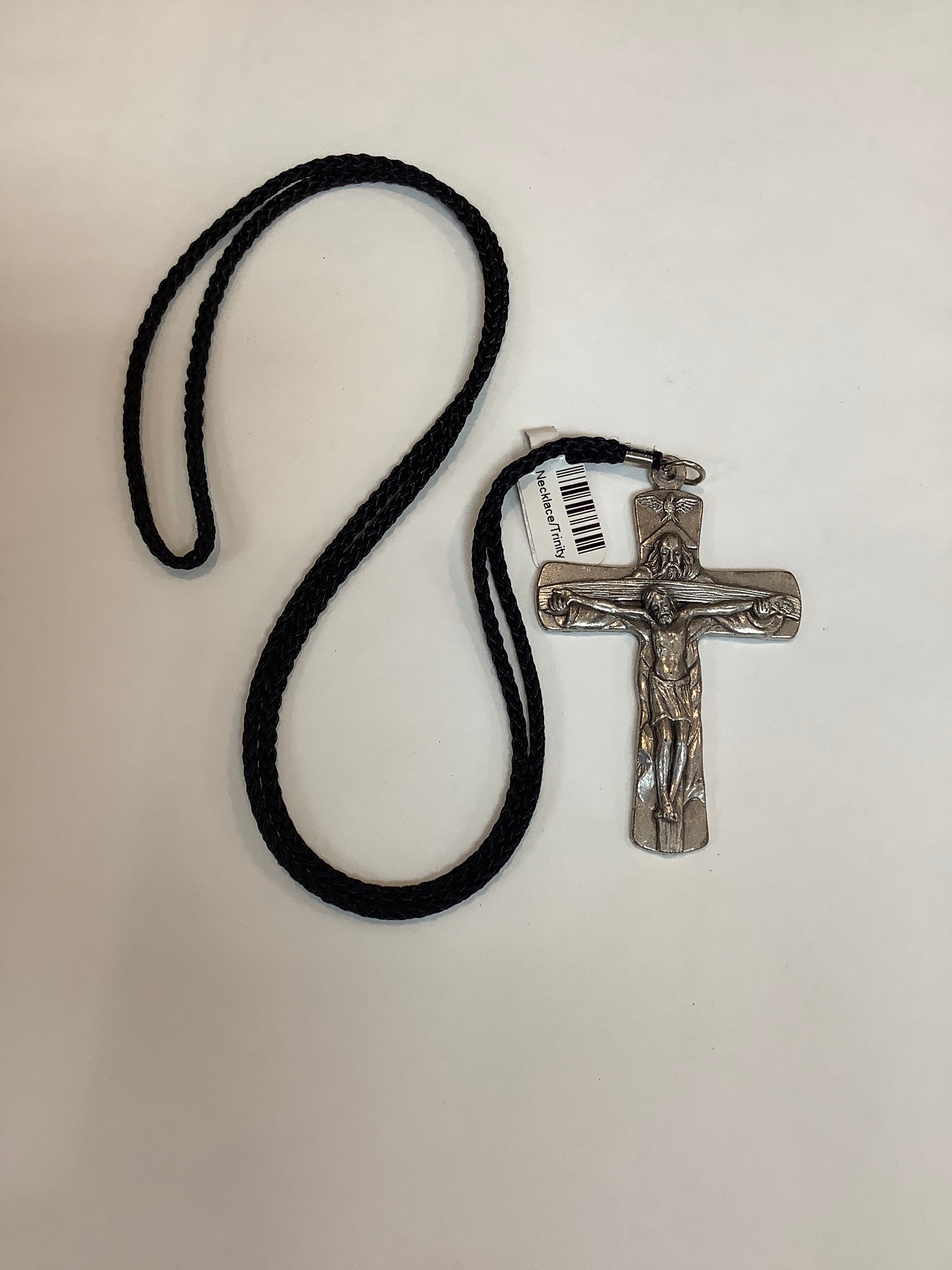 Necklace/Trinity Crucifix/Cord
