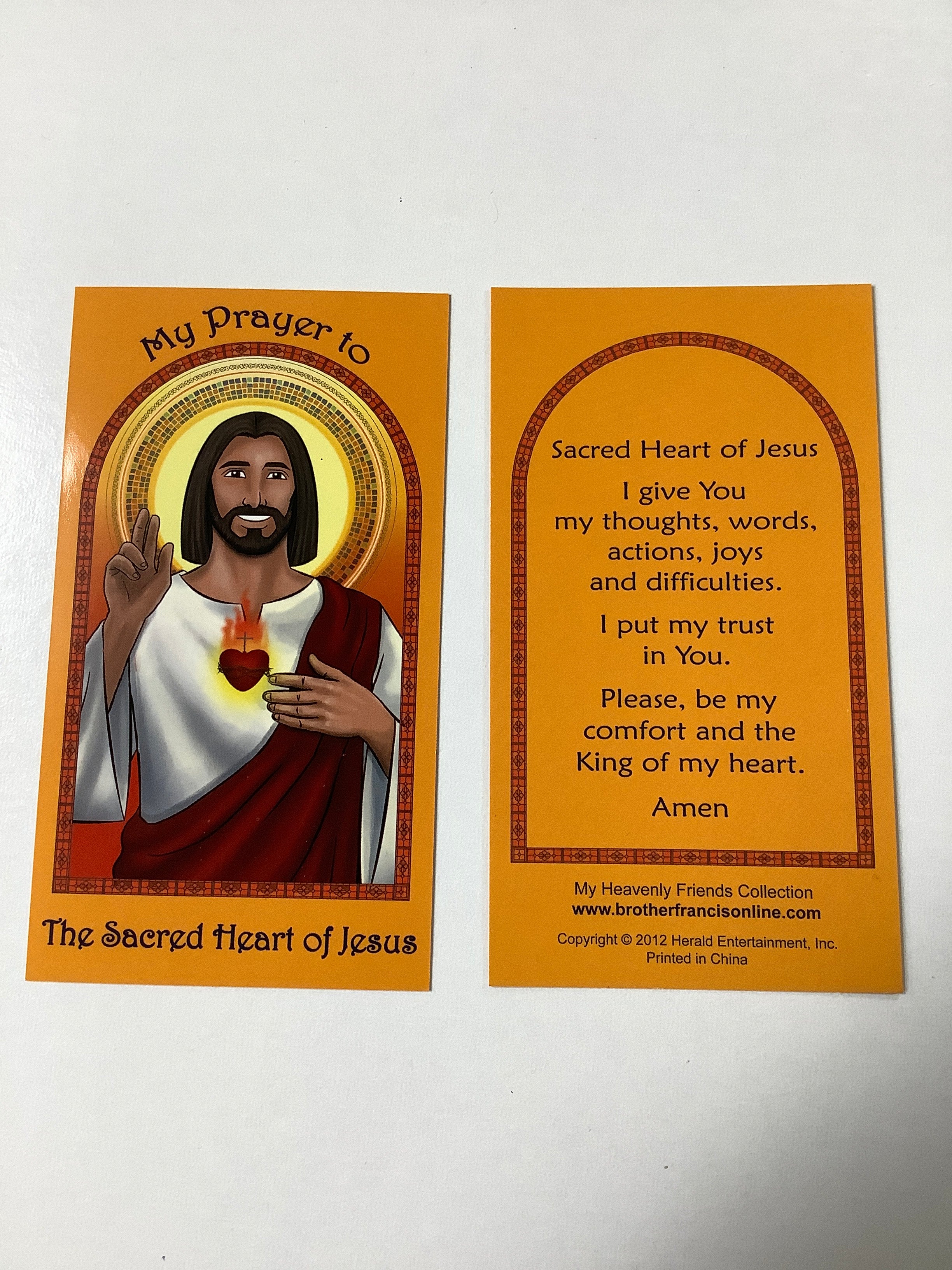 Prayer Card/My Heavenly Friend