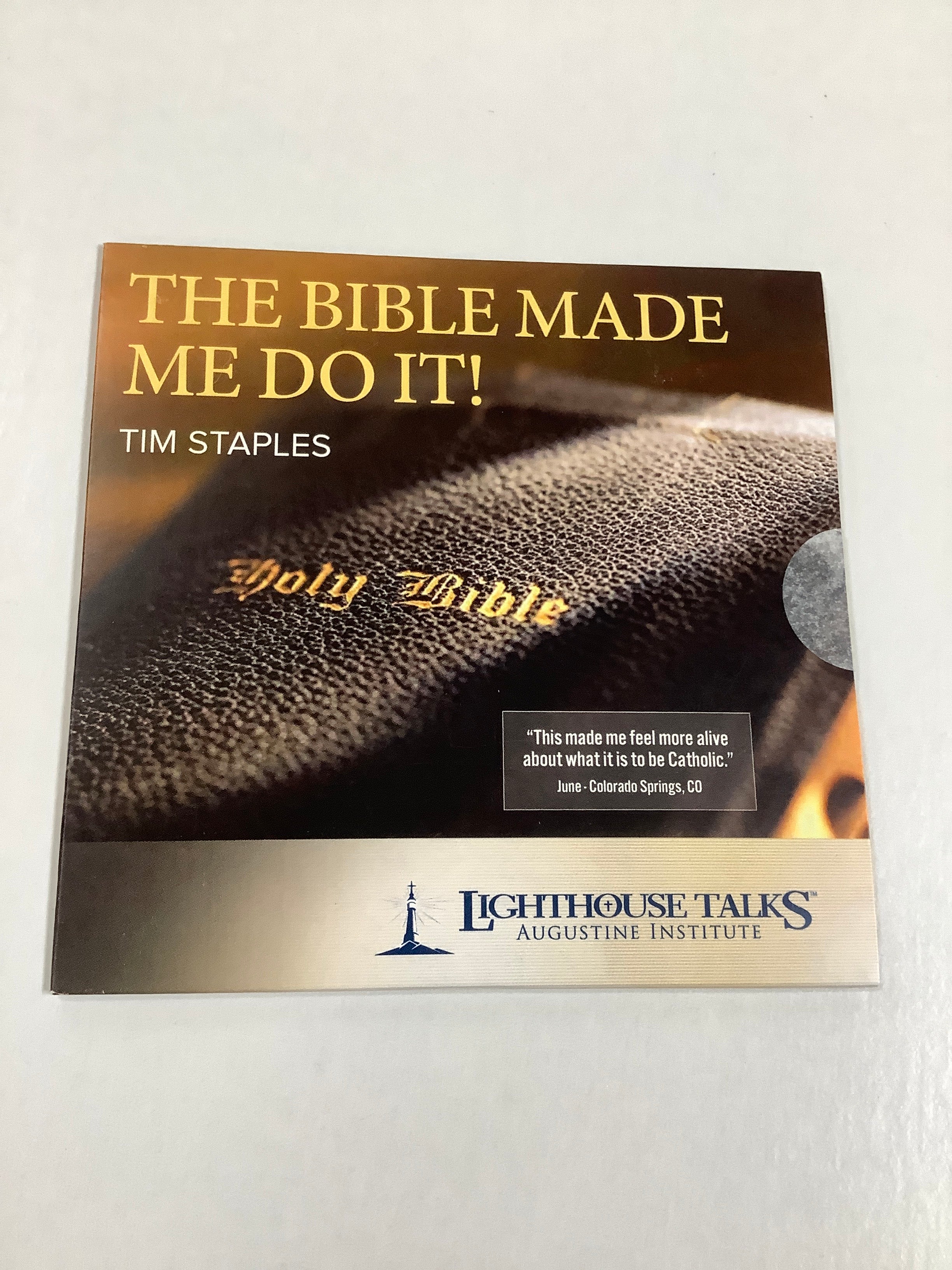 CD/The Bible Made Me Do It