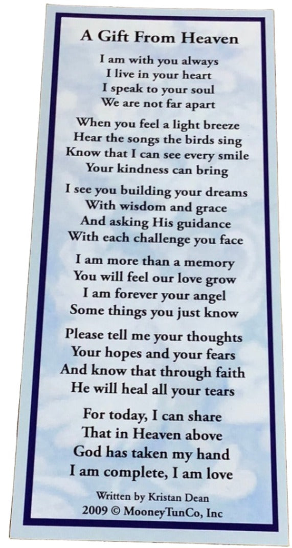 Bookmark-Gift from Heaven/Blue