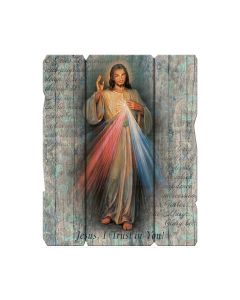 Plaque/Divine Mercy/Vintage/11x19