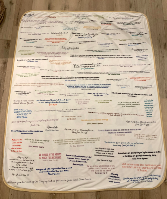 Blanket-Baby-Pray For Us-Saintso