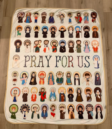Blanket-Baby-Pray For Us-Saintso