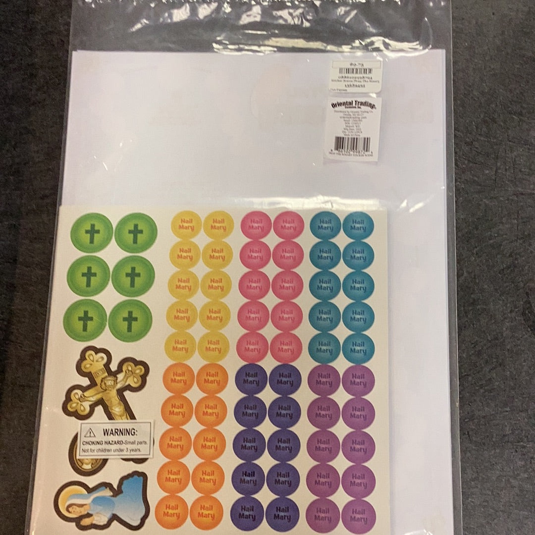 Sticker Scene/Pray The Rosary