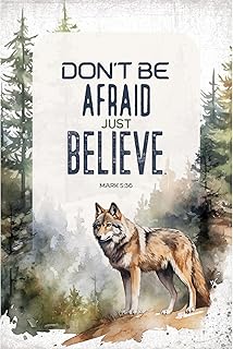 Plaque-Don't Be Afraid-Mini-9098