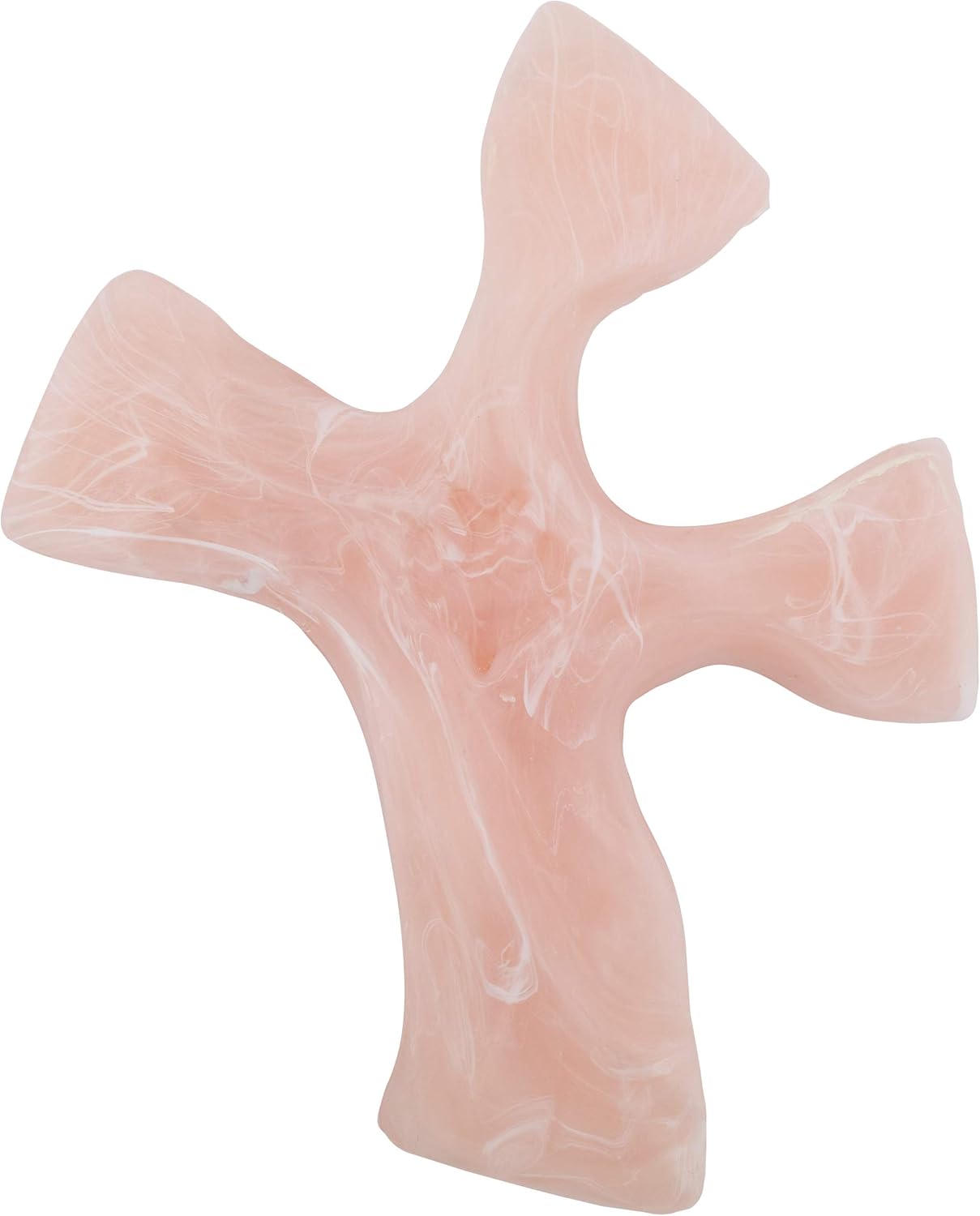Cross/Clinging/Rose Quartz