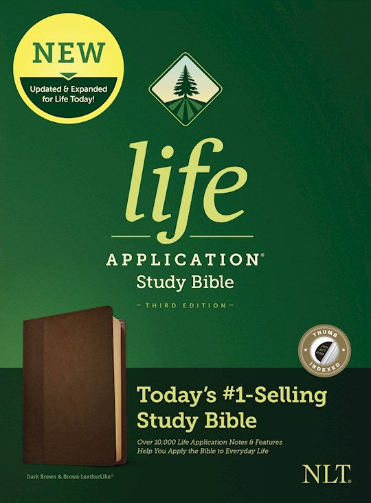 Bible-NLT-Life Application-Brown