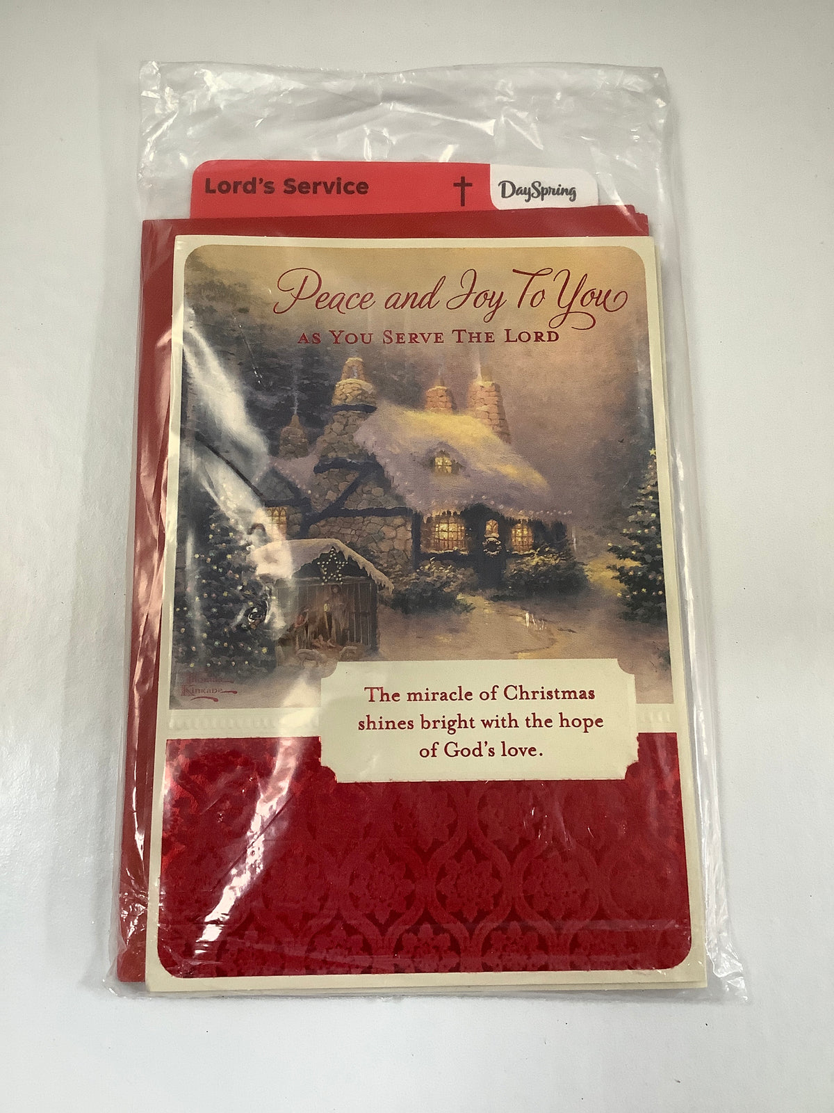 Card-Service-Christmas-Cottage Snow Red-6240604