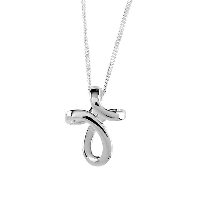 Necklace/SS/18"/Eternity Cross/73-2251