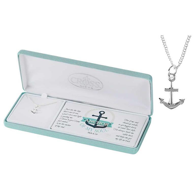 Necklace/SP/Anchor/73-4806P-18" Chain