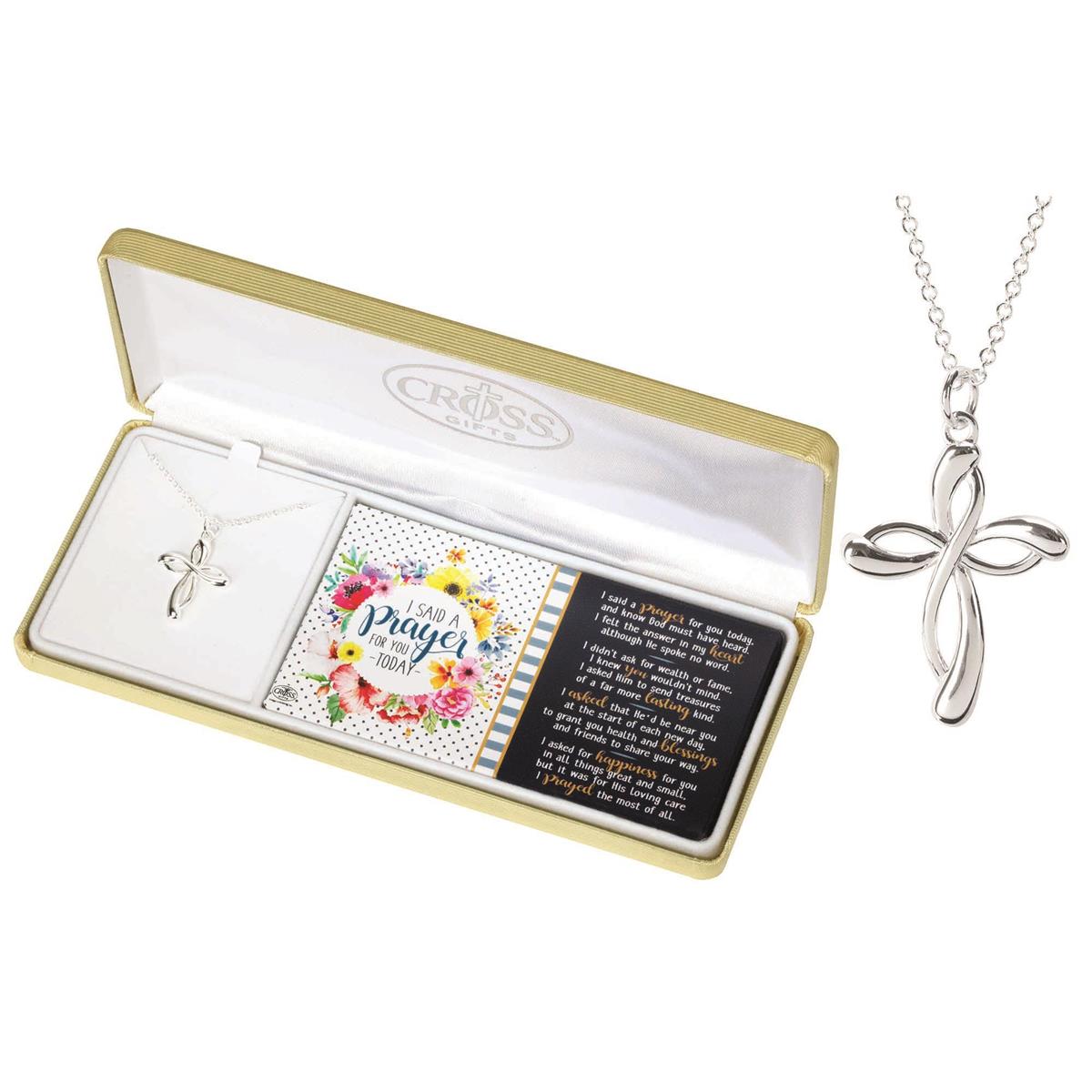 Necklace/Ribbon Cross/73-7289P