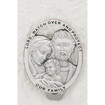 Visor Clip-Holy Family-Watch Over and Protect