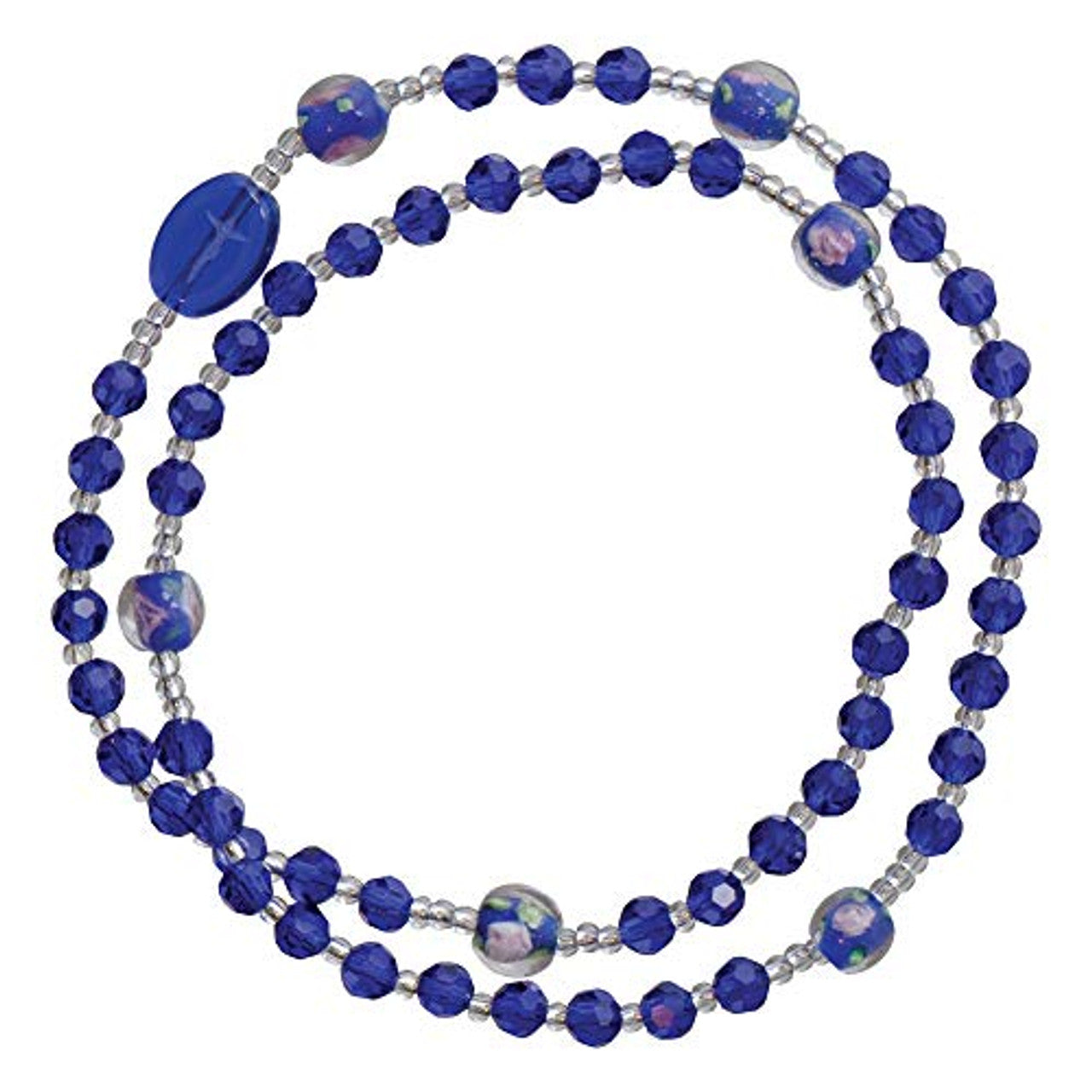 Bracelet/Rosary/Twist/Blue