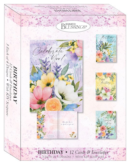 Boxed Cards-Birthday-Garden Breeze-12ct