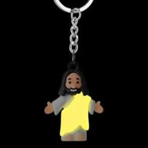 Keychain-Mini Jesus-Glow In The Dark