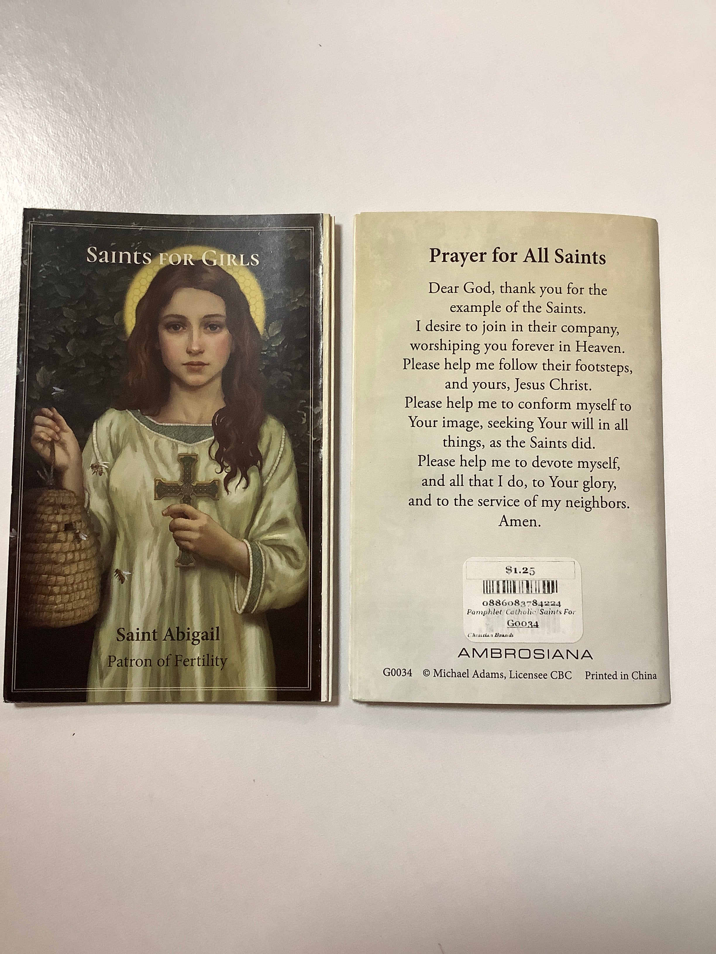 Pamphlet/Catholic/Saints For Girls