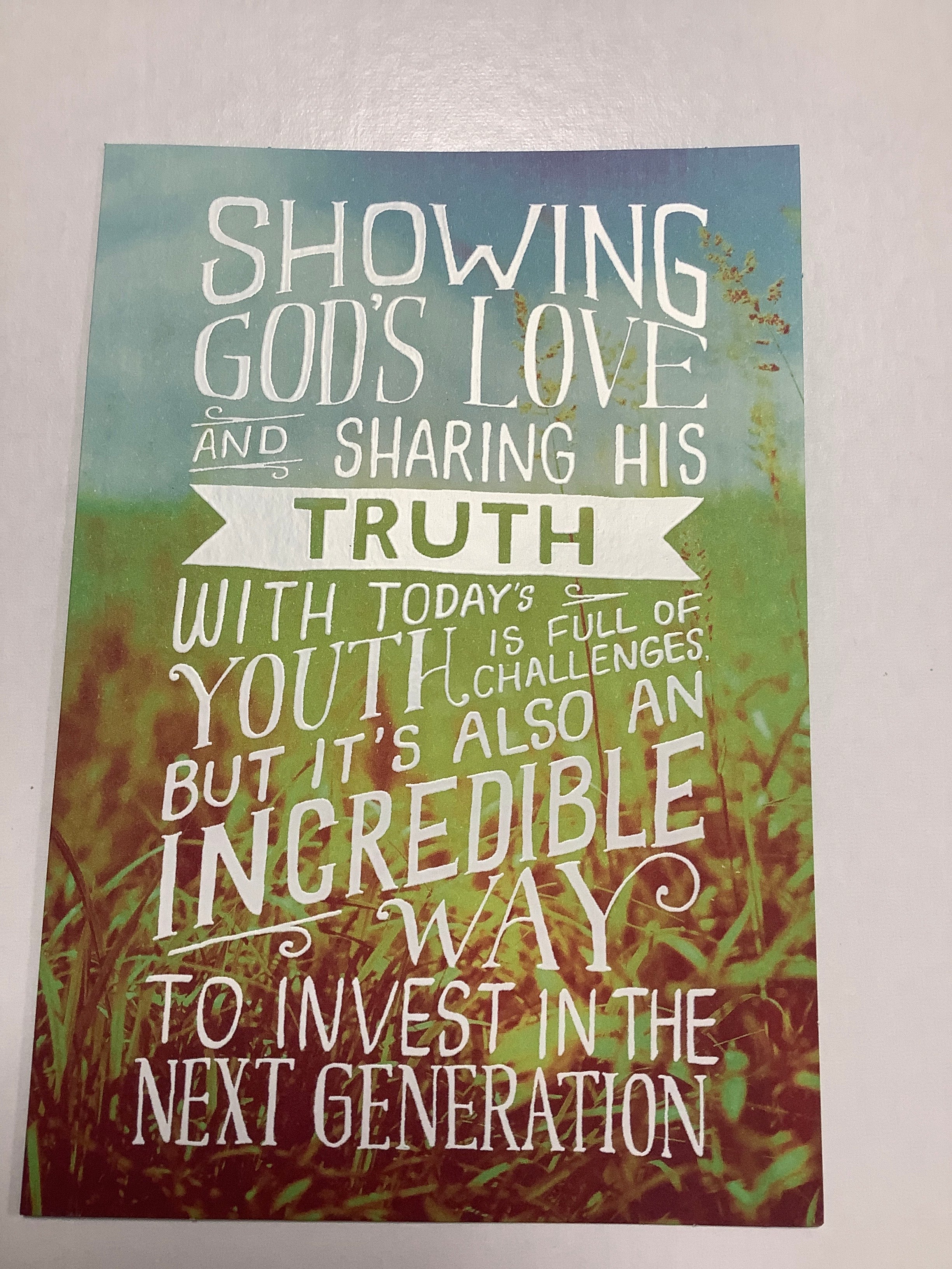 Card/Youth Pastor Appr/75410