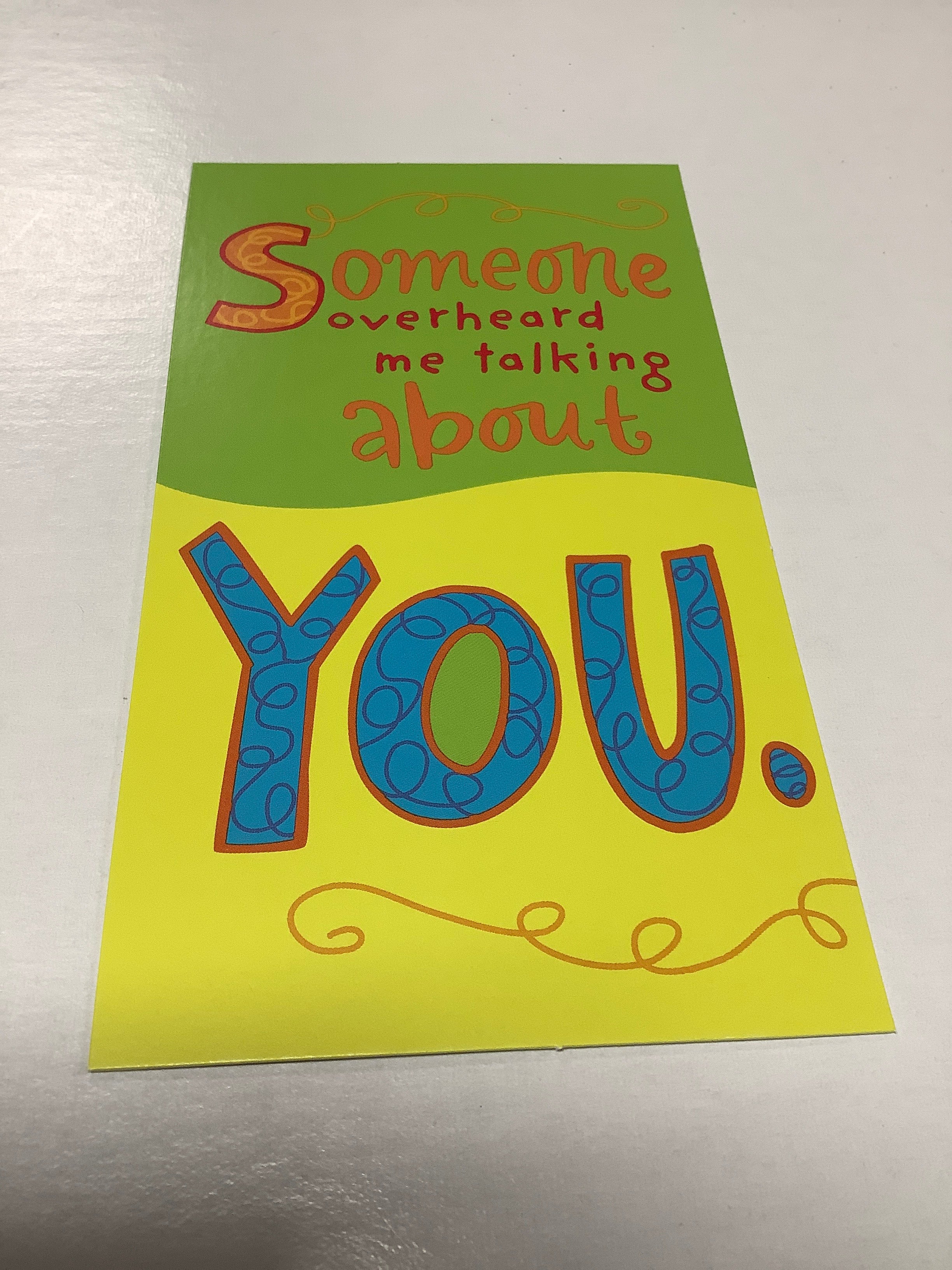 Card/Kids-Someone overheard me talk-46667-(LI07)