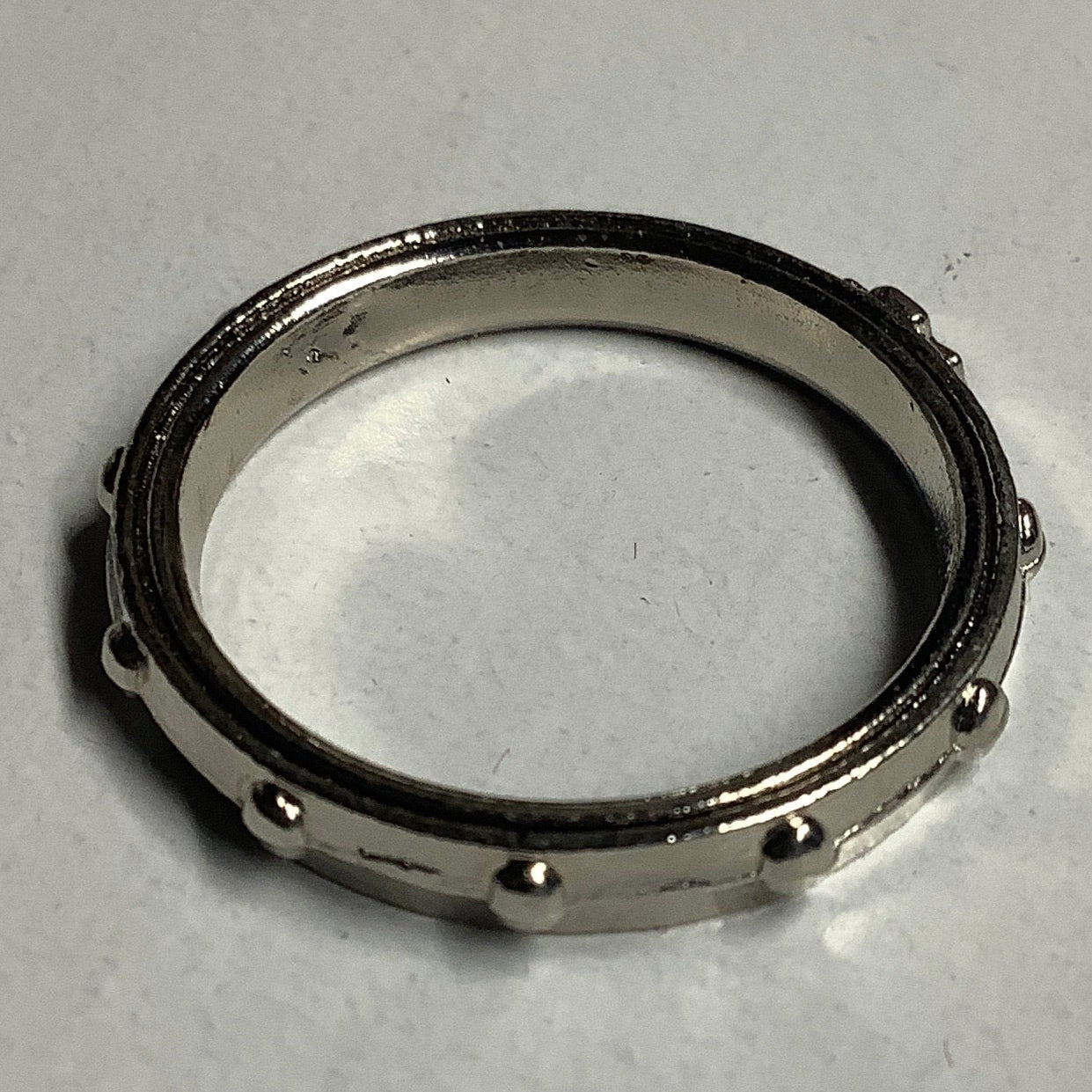 Rosary Ring/OX /Double Band/L
