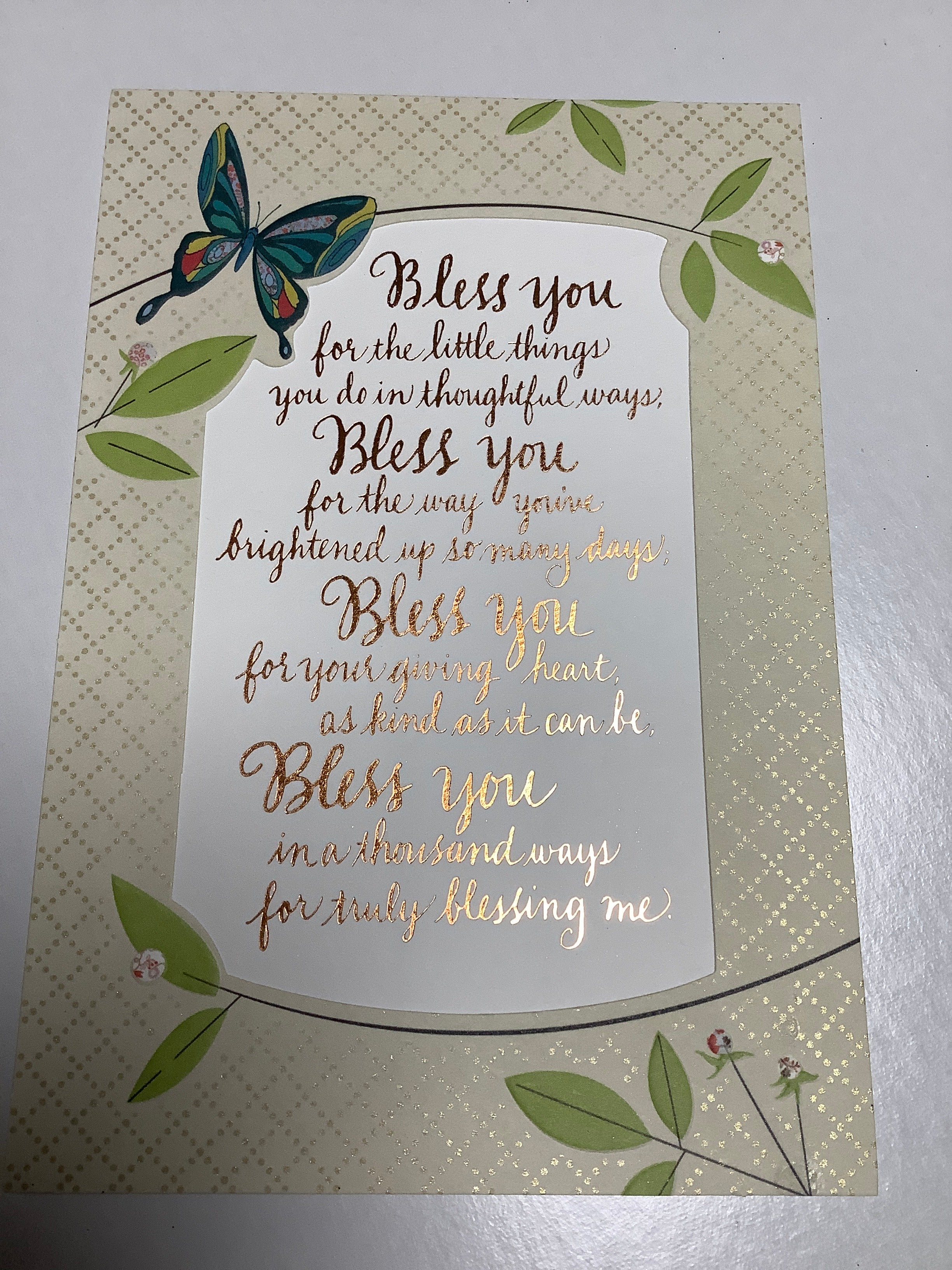Card/TY/Bless You For the Little/82376 (C061)