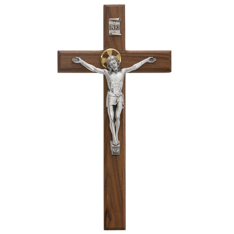 Crucifix/13" Walnut/80-160
