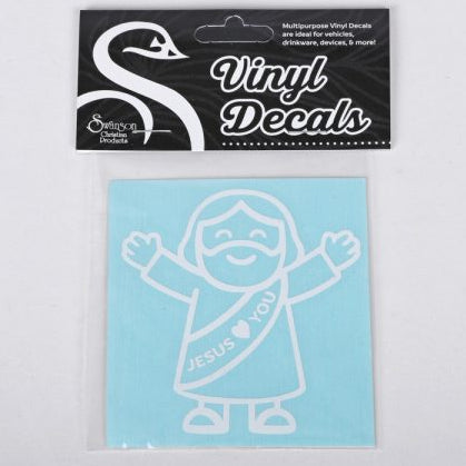 Decal-Vinyl-Jesus (Heart) You