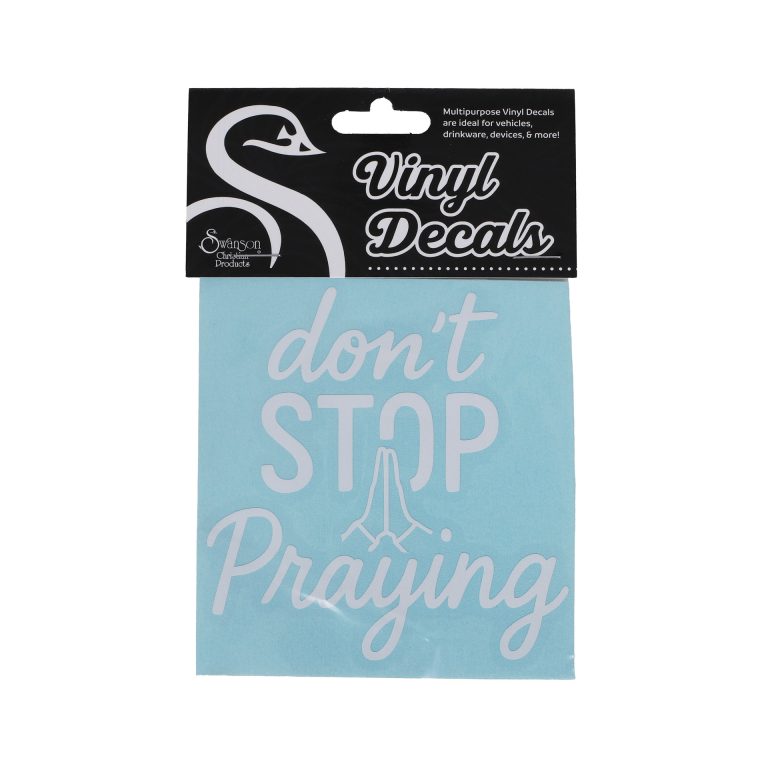 Decal-Vinyl-Don't Stop Praying