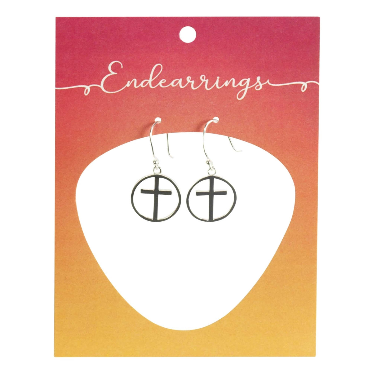 Earrings/SPCircleCross/SSWires