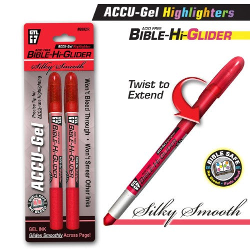 Bible Hi-Glider/Red/2PK
