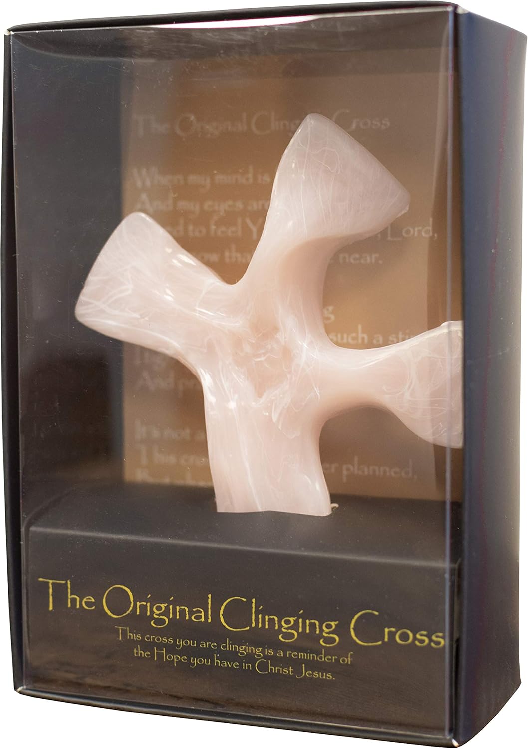 Cross/Clinging/Rose Quartz