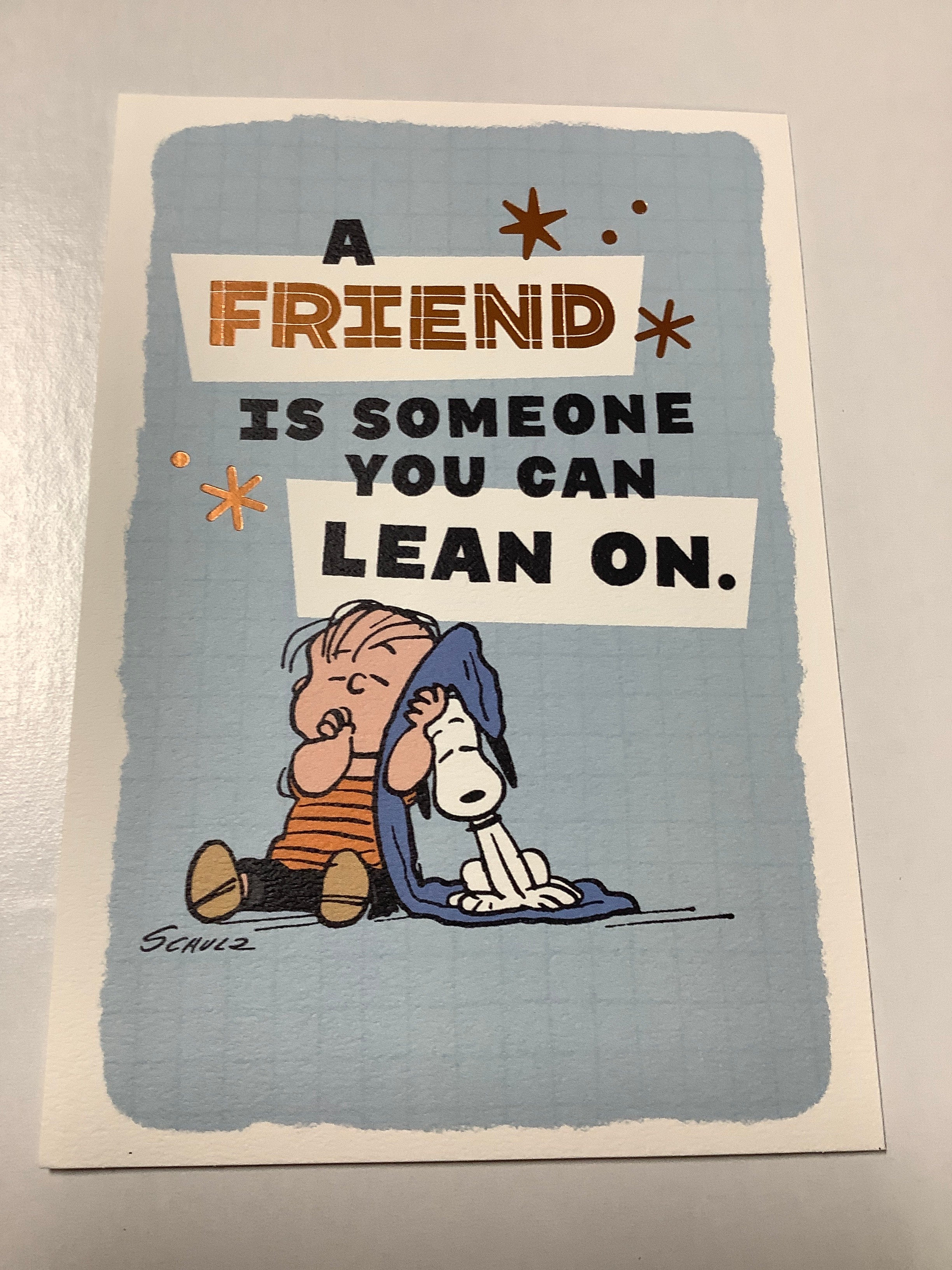 Card-Flex-Peanuts-Friendship-U4345