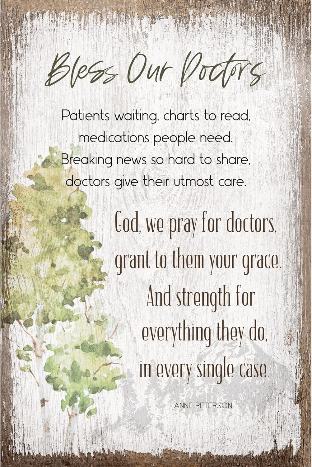 Plaque/BlessOurDoctors