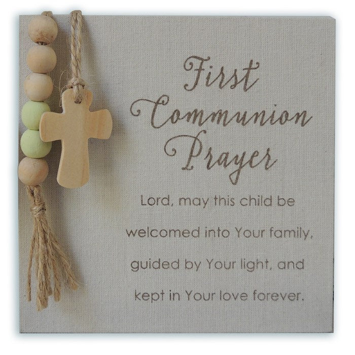 FC/Plq/First Communion Prayer
