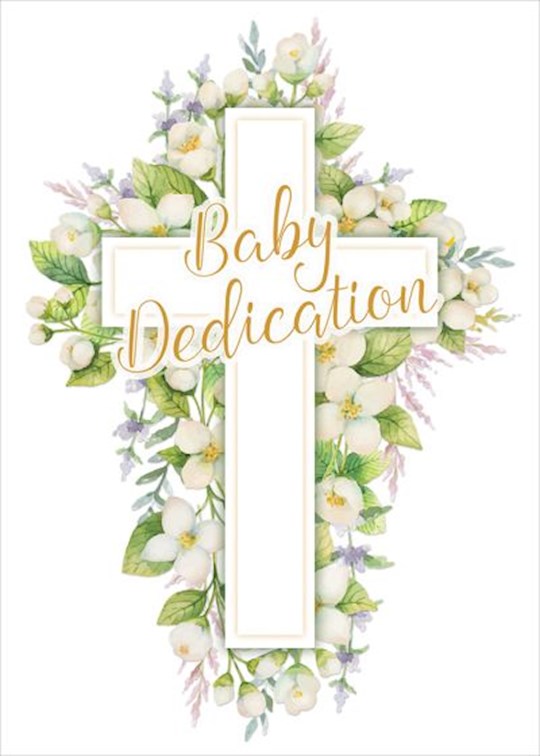 Certificate-Baby Dedication-Foil Embossed