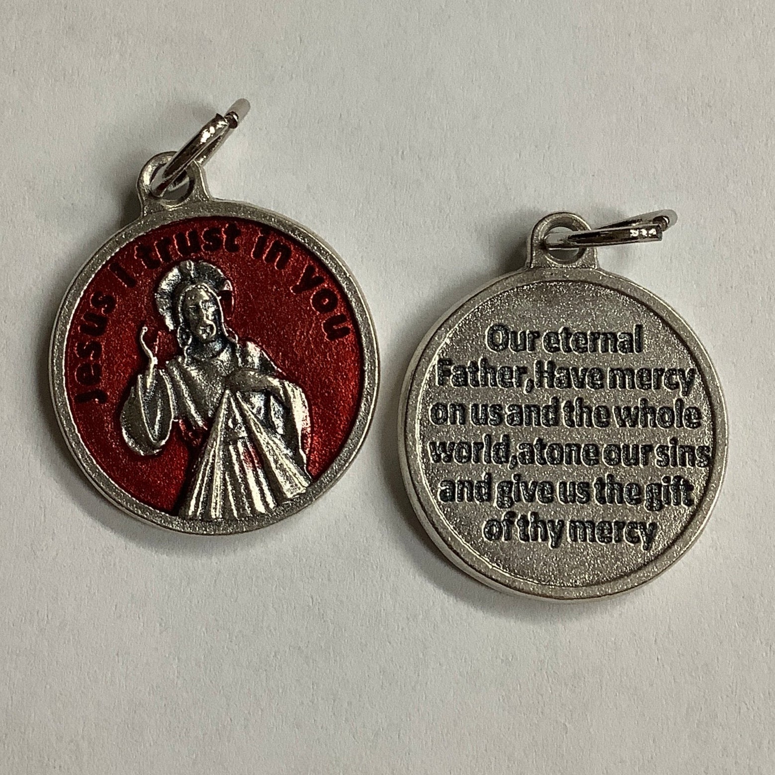 Medal/Divine Mercy/Enamel