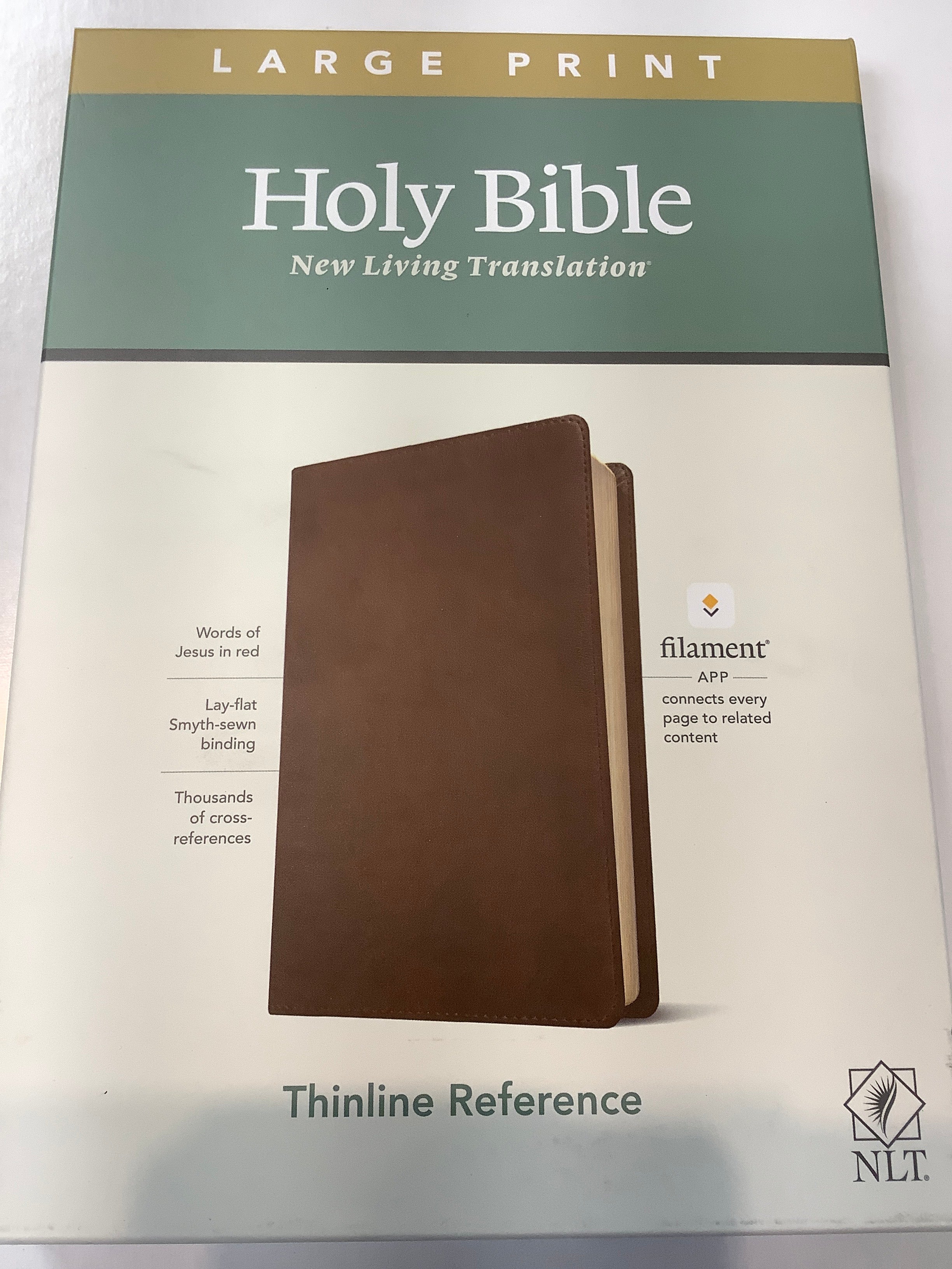 Bible/NLT/LargPrint/Brown
