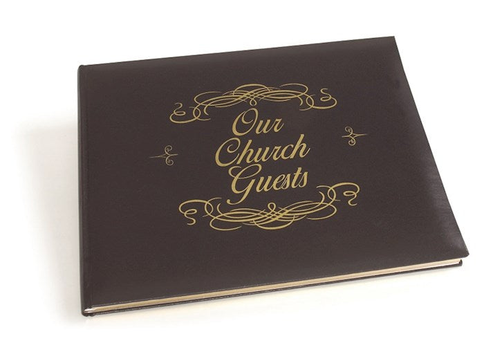 Guest Book-Black-Large-Church Guests