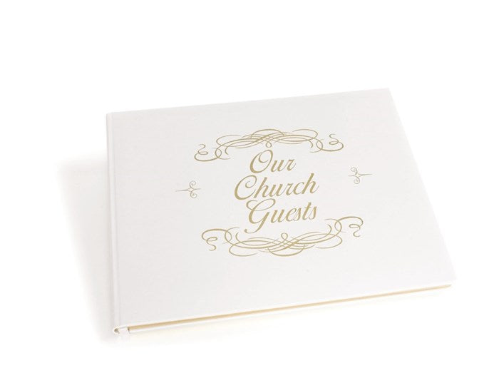 Guest Book-Our Church Guests-Lg-White