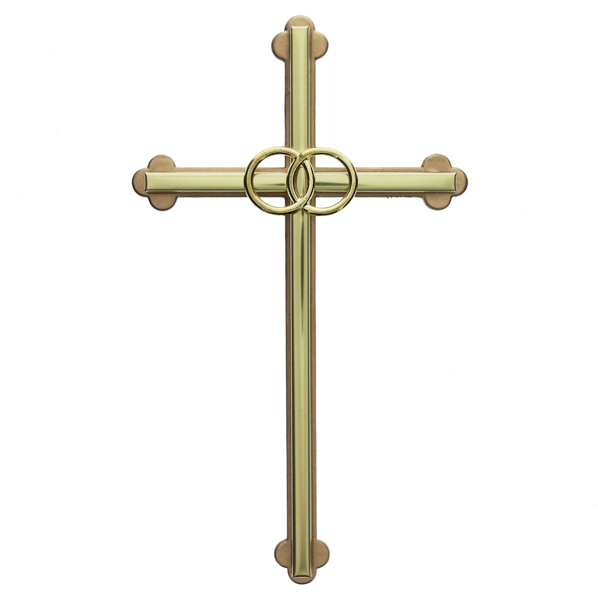 Cross/8 1/4"/Gold with rings